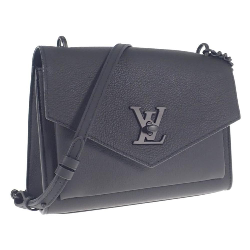 Louis Vuitton My LockMe BB Monochrome Shoulder Bag Calfskin Black